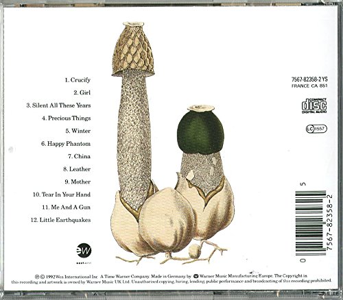 Image: Back cover of Tori Amos' album, Little Earthquakes