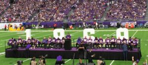 Photo: 1969 Minnesota Vikings 50th Anniversary Halftime Celebration